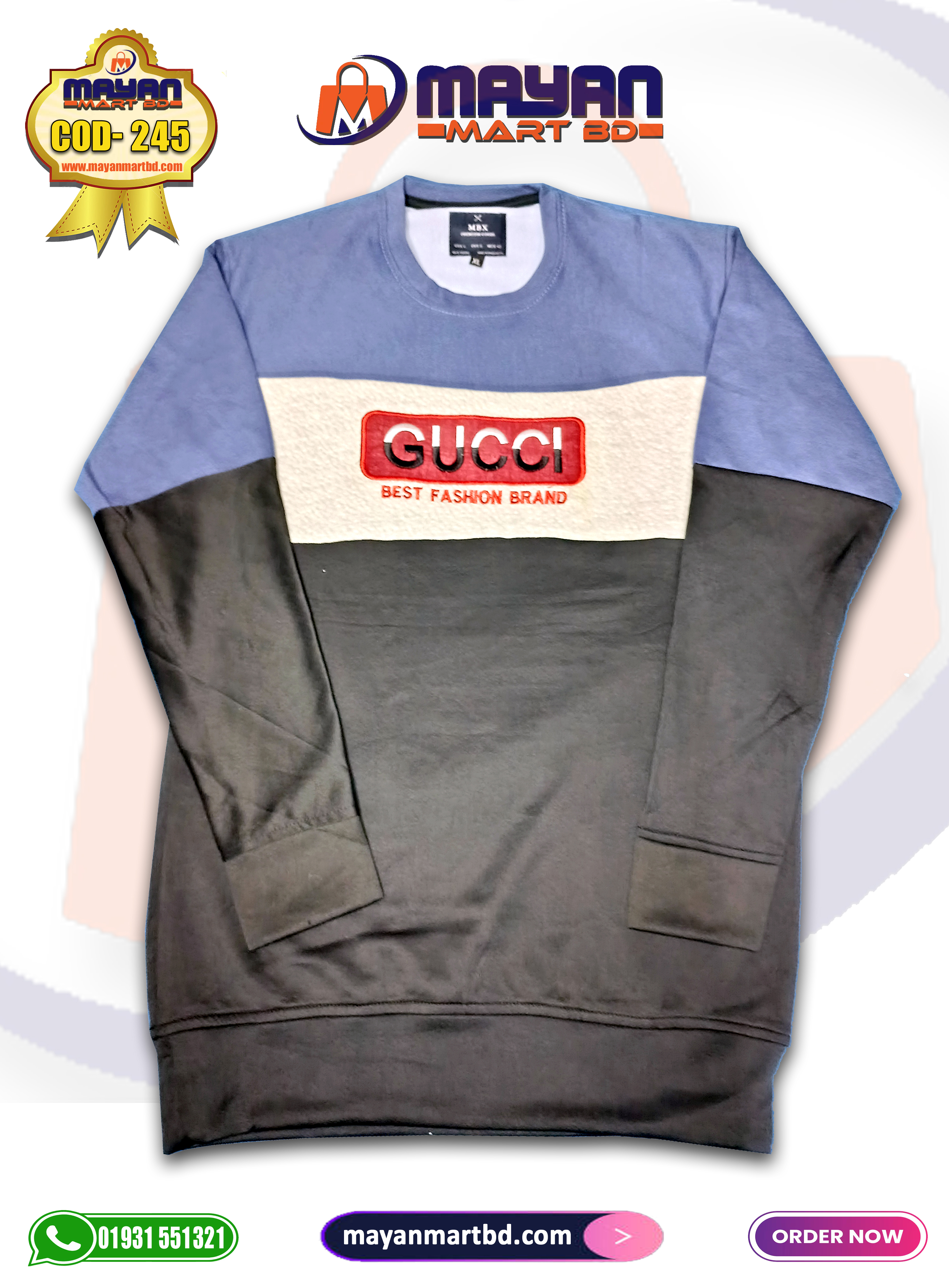 Stylish Sweatshirt for Men (COD-245)