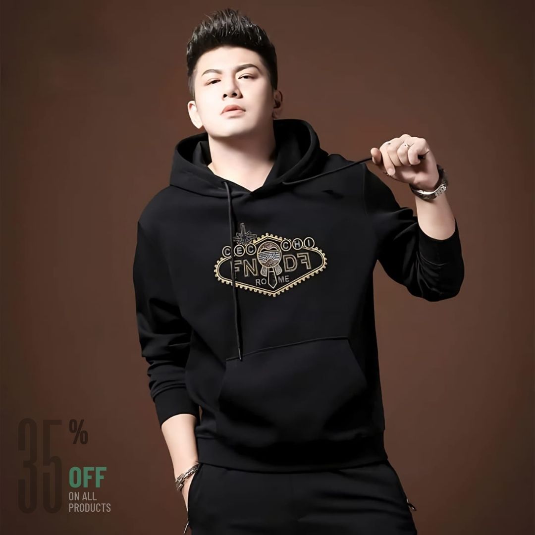 Cotton Premium DTF Stylish Hoodie (25064)