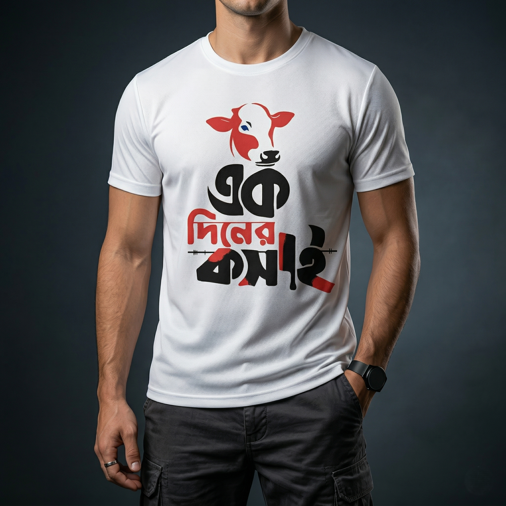 T-Shirt (Ek Diner Kosai) for EID Special (M-4815)