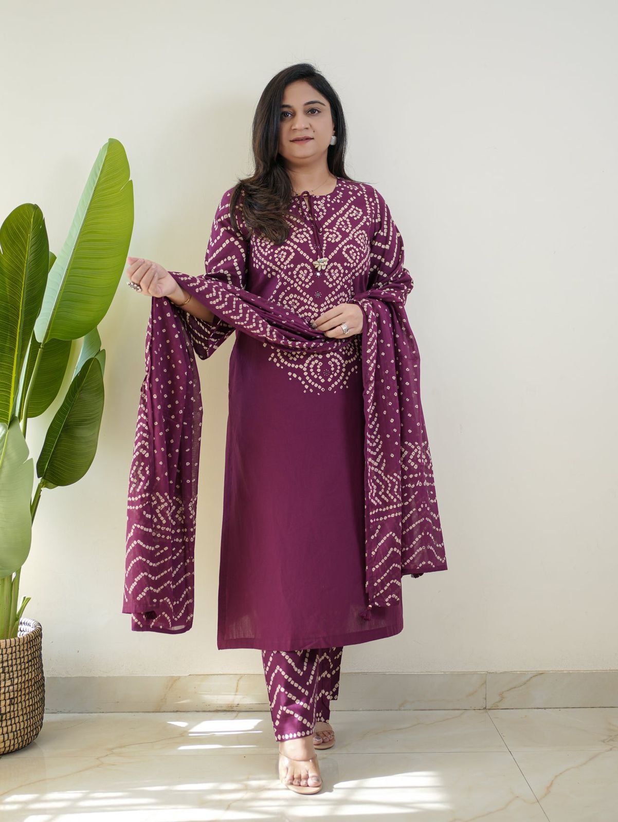Cunri Print Three Piece(30498)