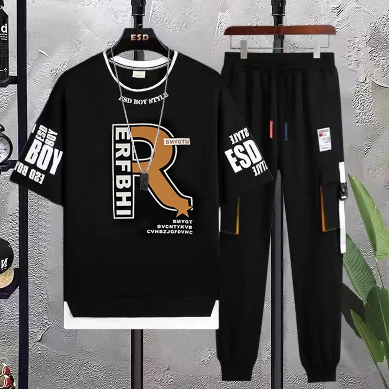 Half Sleeve T-Shirt & Trouser Set (29099)