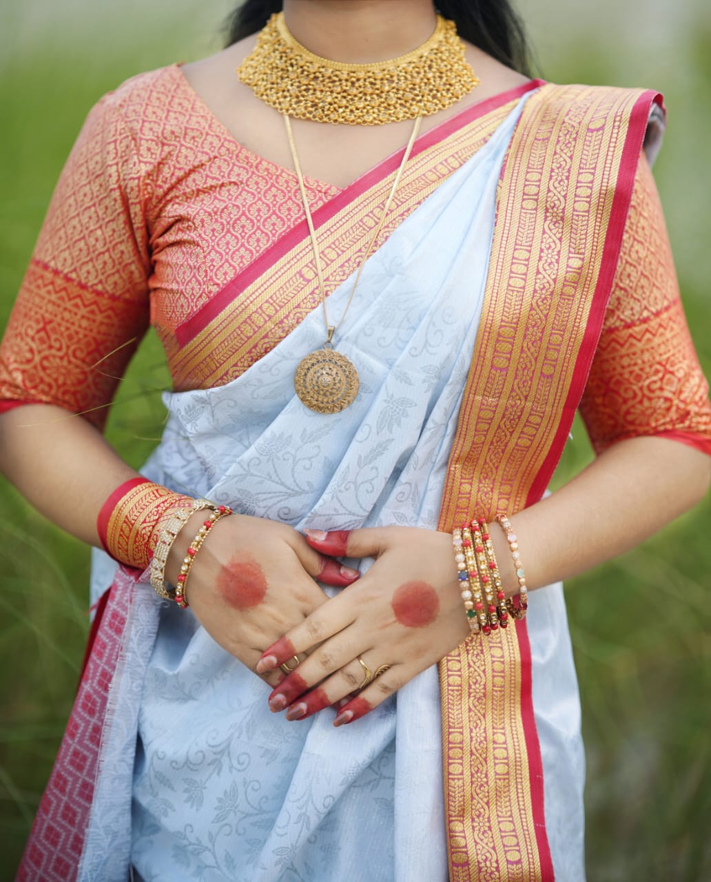 Puja Special Katan Saree (32920)