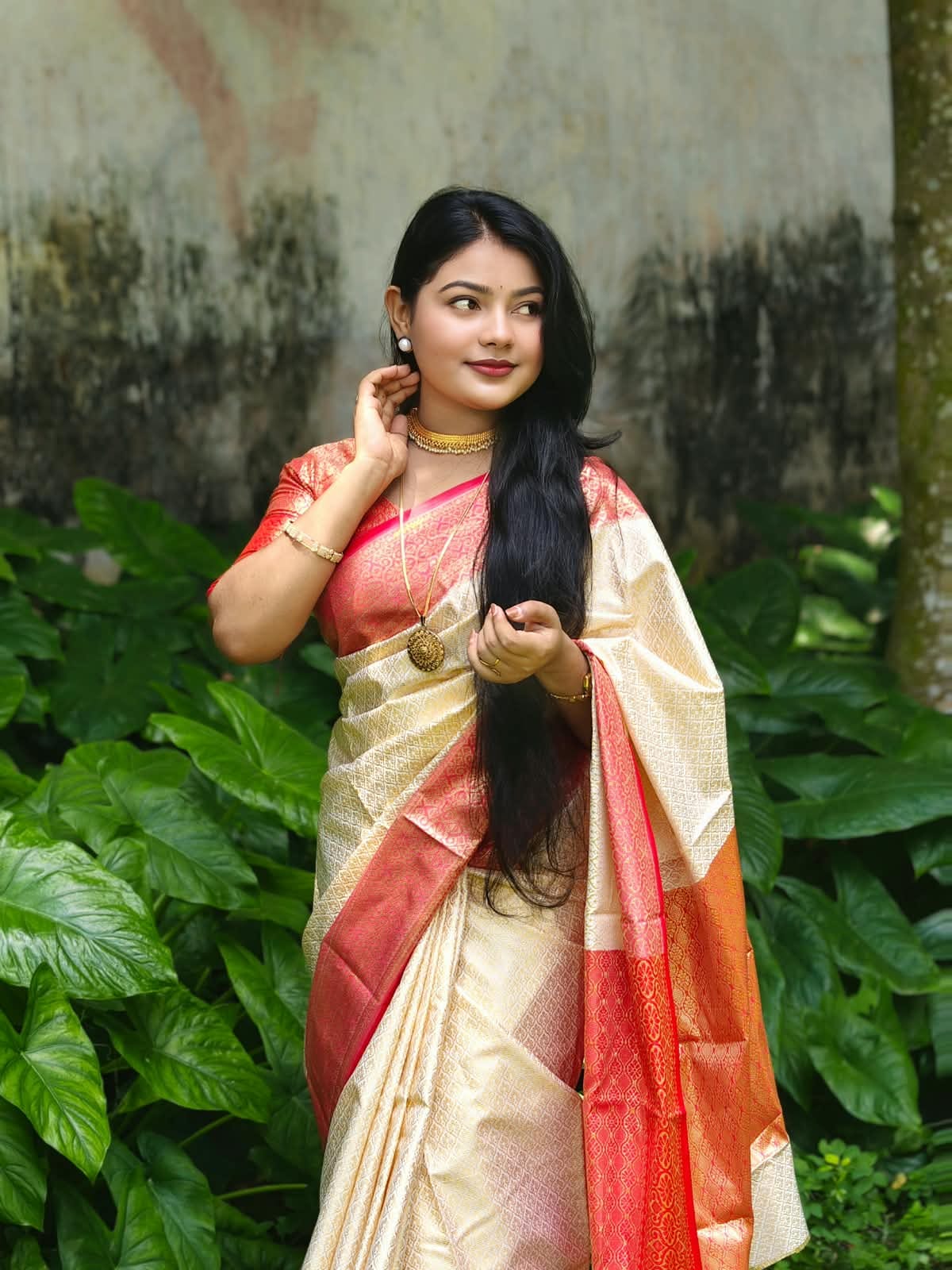 Puja Special Katan Saree (32921)
